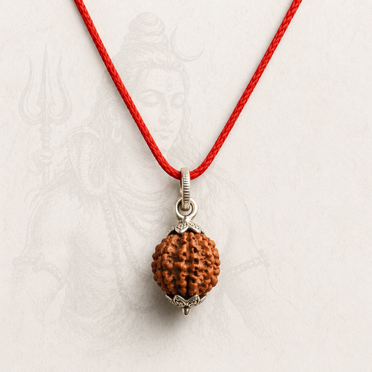 AUTHENTIC NEPALI 7-MUKHI RUDRAKSH - Saat Mukhi | For Wealth and Money