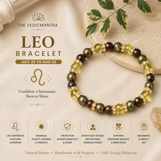 LEO BRACELET - VEDIC MANTRA