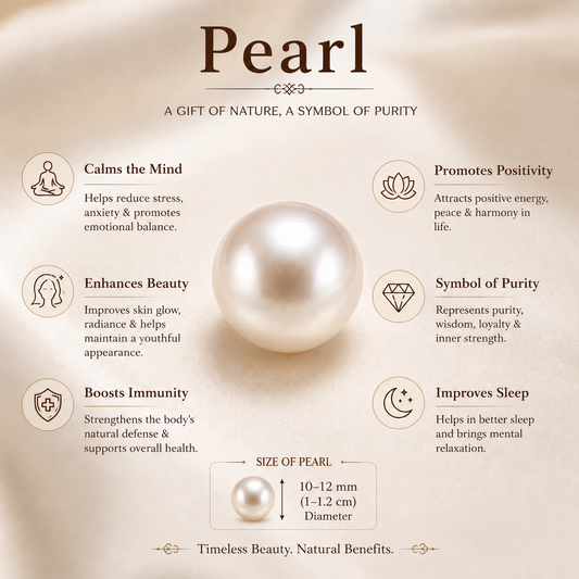 White Pearl ( Moti ) - Lab Tested with Certificate