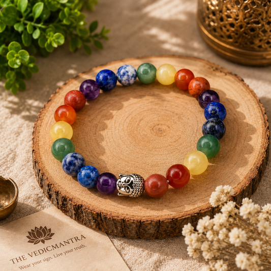 THE VEDICMANTRA 7 CHAKRA  BRACELET