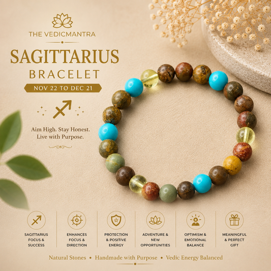 SAGITTARIUS BRACELET - VEDIC MANTRA
